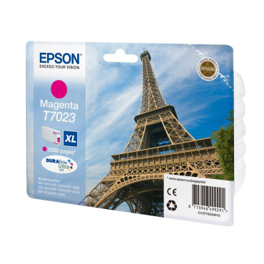 Epson T702 Magenta XL ink cartridge WP4000/4500 2K | Epson