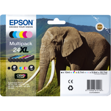 Epson T2438 Multipack 6-colours 24XL: Expression Photo XP-750 / XP-850 | Epson