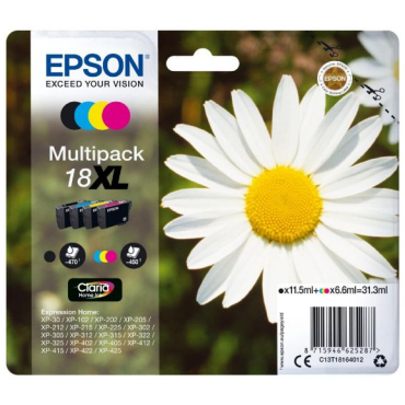 Epson multipack 18XL Claria home ink 4-colours | Epson