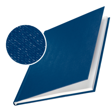 LEITZ kirjansidontakansi 7mm kova pellava sininen 10kpl/pkt | Laminointi ja sidonta