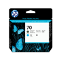 HP C9404A  HP 70 Printhead DJ Z2100 PS B9180 matte black + cyan | HP