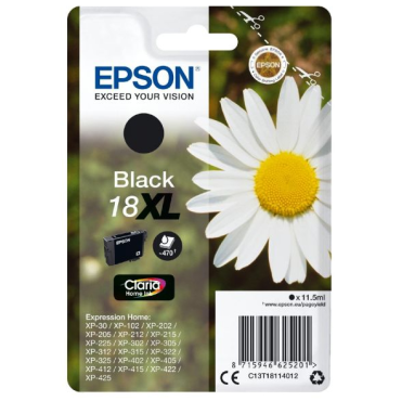 Epson ink Black 18XL Claria home ink