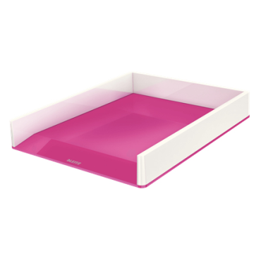 LEITZ Wow Dual lomakelaatikko helmenvalkoinen/pinkki | Pöydälle