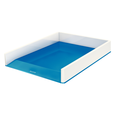 LEITZ Wow Dual lomakelaatikko helmenvalkoinen/sininen | Pöydälle