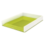 LEITZ Wow Dual lomakelaatikko helmenvalkoinen/vihreä | Pöydälle
