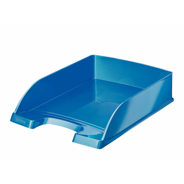 LEITZ Plus Wow lomakelaatikko A4 metallin sininen | Pöydälle