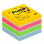 Post-it® viestilaput, minikuutio, kirkkaat värit, 51 x 51 mm, 400 lappua | Viestilaput ja teippimerkit