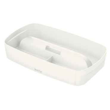 LEITZ MyBox S säilytyslokerikko kahvalla valkoinen/harmaa