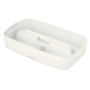 LEITZ MyBox S säilytyslokerikko kahvalla valkoinen/harmaa | Laatikot ja tarvikkeet