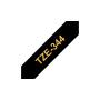 Brother TZe-344 musta pohja/kultainen teksti, Laminoitu Tarranauha (18mm x 8m) | Brother TZe-tarrat