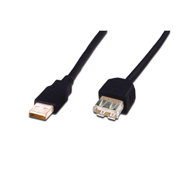 Digitus USB2.0 Extension Cable USB A(m)-USB A(f) 1,8m | USB