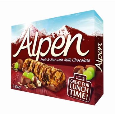 Alpen 5x29g pähkinä suklaa myslipatukka (10pkt/ltk) | Keksit ja makeiset