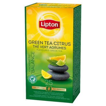 LIPTON 1,3gx25pss Green tea citrus  Horeca
