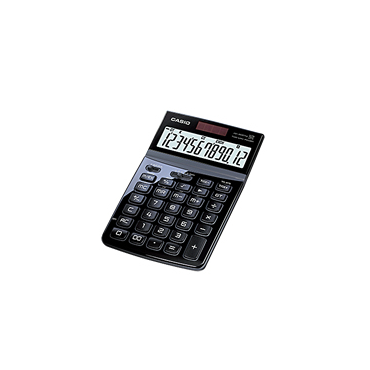 CASIO JW-200SC-BK design pöytälaskin 12-numeroinen musta