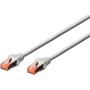 Digitus Patch Cable CAT6 SFTP LSOH Grey 0.25m | CAT6 FTP/SSTP