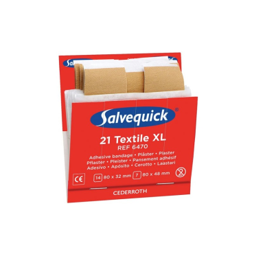 Salvequick kangaslaastari 14kpl 80x30mm, 7kpl 80x60mm/liuska | Ensiapu