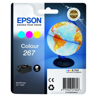 EPSON Ink CMY WorkForce WF-100W | Epson