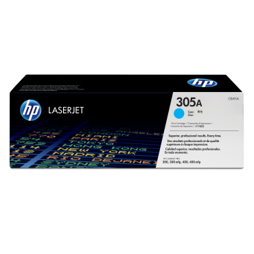 HP CE411A värikasetti sininen 305A (n.2600 sivua) | HP