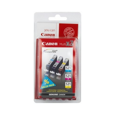 Canon CLI-521 C/M/Y Pack ink cartridge iP3600 iP4600 MP540 MP620 MP630 | Canon