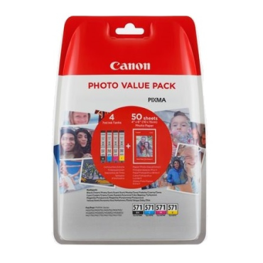 CANON CLI-571XL C/M/Y/BK Photo Value Pack
