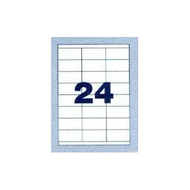 NORDIC OFFICE tulostustarra 24-jak 70x36mm (4723)