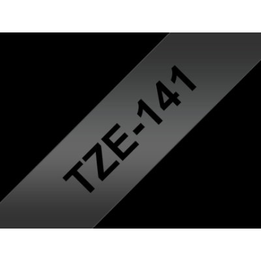 Brother TZe-141 kirkas pohja/musta teksti Laminoitu Tarranauha (18mm x 8m) | Brother TZe-tarrat