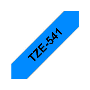 Brother TZe-541 sininen pohja/musta teksti, Laminoitu Tarranauha (18mm x 8m) | Brother TZe-tarrat