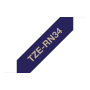 Brother Tze-RN34 Tekstiilinauha laivastonsininen pohja/kullanvärinen teksti (12mm  x 4m) | Brother TZe-tarrat