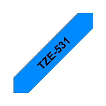 Brother TZe-531 sininen pohja/musta teksti, Laminoitu Tarranauha (12mm x 8m)
