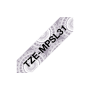 Brother TZe-MPSL31 Tarranauha harmaa pitsikuvioitu pohja/musta teksti (12mm  x 4m) | Brother TZe-tarrat