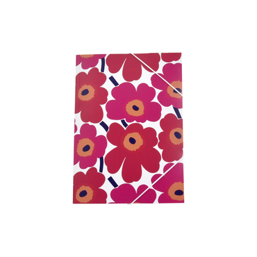 MARIMEKKO Unikko kulmalukkokansio 108K A4 punainen unikko | Kansiot