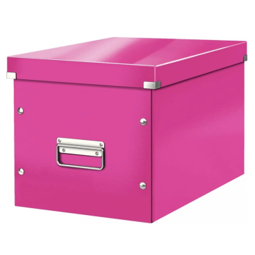 LEITZ Click  Store säilytyslaatikko pinkki Cube L