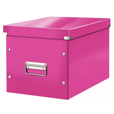 LEITZ Click & Store säilytyslaatikko pinkki Cube L | Laatikot ja tarvikkeet