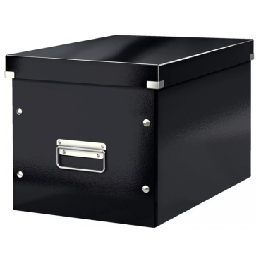 LEITZ Click Store säilytyslaatikko musta Cube L