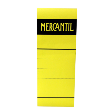 MERCANTIL tarraetiketti 7cm keltainen | Mapit