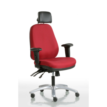 EURO TEAM 30 toimistotuoli punainen käsinojilla | Tuolit