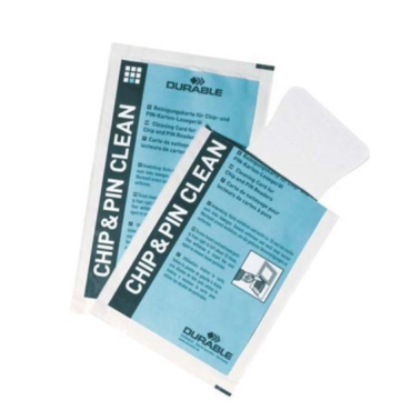 DURABLE puhdistuskortti Cleaning Card kortinlukijoille  (ei sirukortinlukoille) 1kpl (20kpl/ltk)