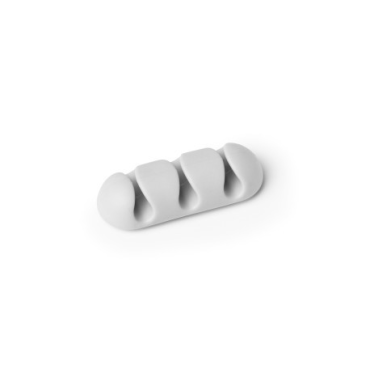 DURABLE Cavoline Clip johdonpidike 3:lle johdolle harmaa 2kpl/pkt | Telineet ja kourut