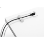 DURABLE Cavoline Clip johdonpidike 3:lle johdolle harmaa 2kpl/pkt | Telineet ja kourut