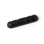 DURABLE Cavoline Clip johdonpidike 4:lle johdolle grafiitti 2kpl/pkt | Telineet ja kourut