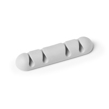 DURABLE Cavoline Clip johdonpidike 4:lle johdolle harmaa 2kpl/pkt | Telineet ja kourut