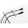 DURABLE Cavoline Clip johdonpidike 4:lle johdolle harmaa 2kpl/pkt | Telineet ja kourut