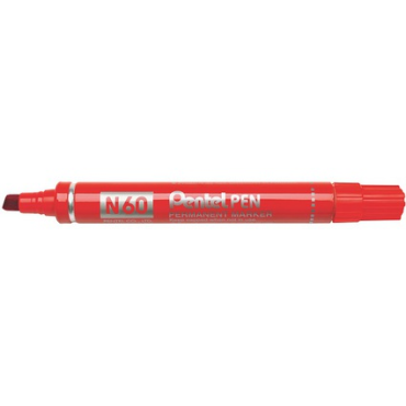 PENTEL N60 huopakynä punainen viisto 3,9-5,5mm | Merkkauskynät