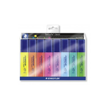 STAEDTLER Textsurfer korostuskynä 8-värin sarja