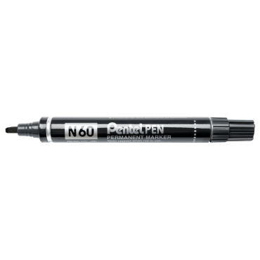 Pentel N60 musta huopakynä viisto 3,9-5,5mm