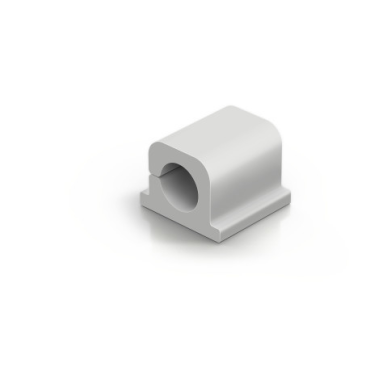 DURABLE Cavoline Clip Pro johdonpidike 1:lle johdolle harmaa 6kpl/pkt | Telineet ja kourut