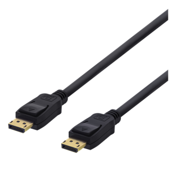 DisplayPort-kaapeli, 3 m, 4K UHD, DP 1.2, musta | DisplayPort
