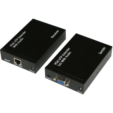 MicroConnect VGA UTP Extender With Audio | Näyttöjen lisävarusteet
