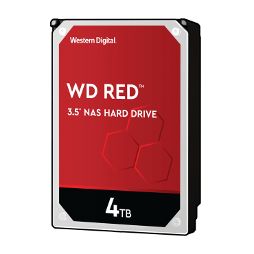 WD Red 4TB SATA 6Gb/s 256MB Cache Internal 8.9cm 3.5Inch 24x7 IntelliPower optimized for SOHO NAS sy | Sisäiset