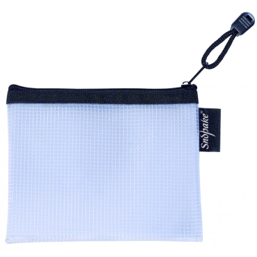 SNOPAKE Eva Mesh Zippa bag vetoketjutasku A6 läpinäkyvä valkoinen | Taskut